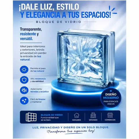 Bloques de cristal