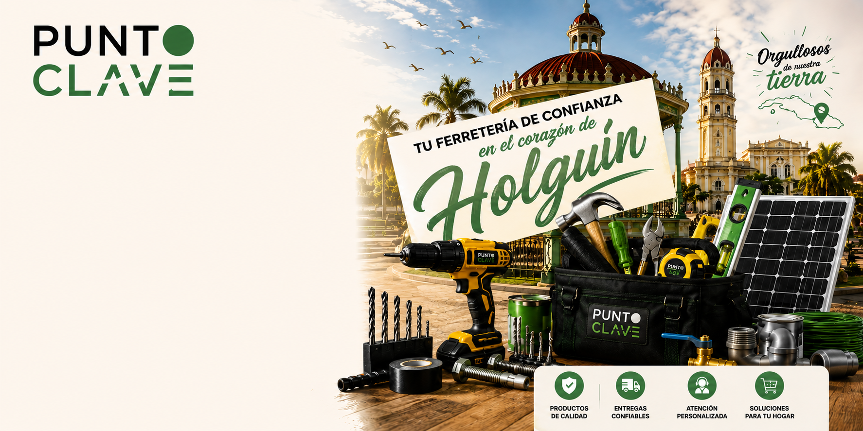 PuntoClave — Tu ferretería de confianza en el corazón de Holguín